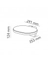 Dimension applique Oplight W2 Flos Valente Design