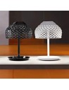 Lampe de table Tatou T1 noire et blanche de flos
