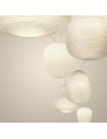 Suspension Rituals 7 Foscarini Valente Design détails verre blanc opalin