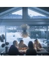 Suspension Sun Light of Love blanc mat Foscarini Valente Design