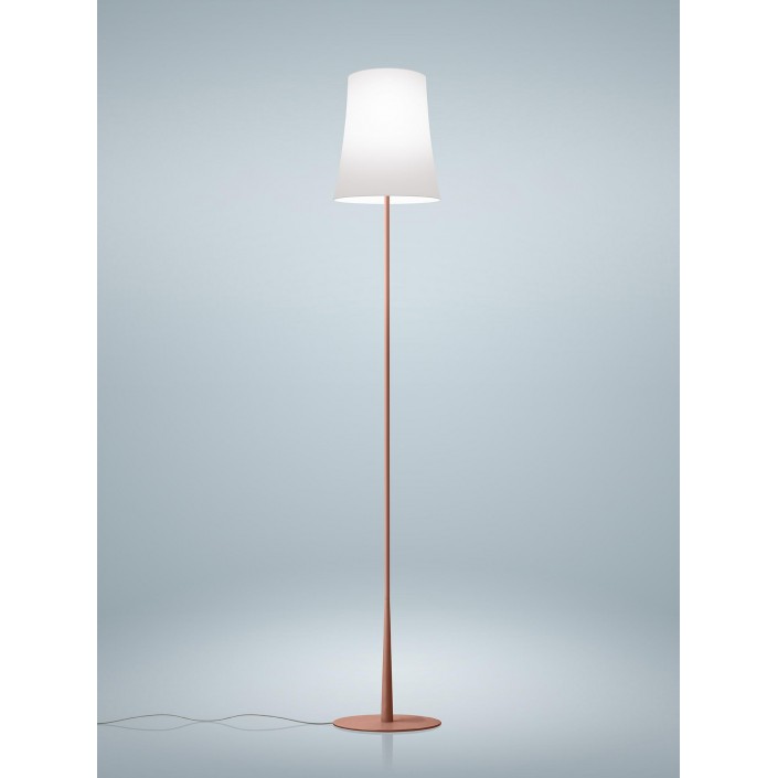 Lampadaire Birdie Easy rouge Foscarini Valente Design