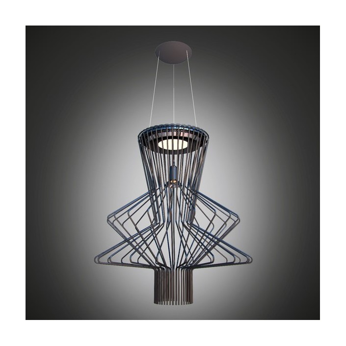 Suspension Allegro Ritmico Foscarini Valente Design éclairée