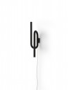Applique Tobia noir avec prise Foscarini Valente Design