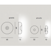 Dilmension Applique Circus grande et piccola Foscarini Valente Design