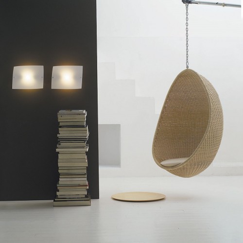 Applique Folio Foscarini Valente Design dans salon