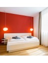 Suspension Gregg Piccola Foscarini Valente Design en tête de lit