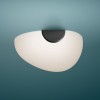 Applique Gregg Semi graphite Foscarini Valente Design vue de haut