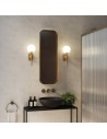 Applique Tacoma Single laiton verre rond blanc opalin Astro Lighting Valente Design mise en scène