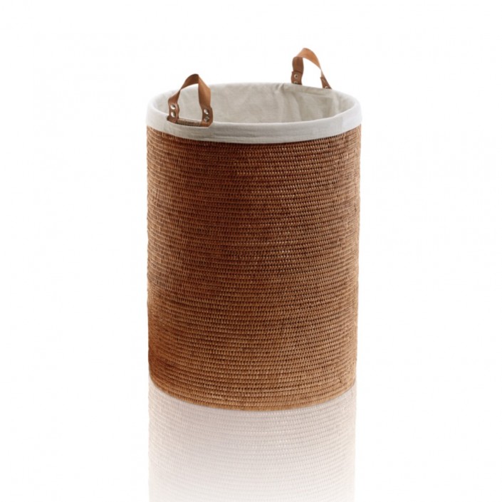 Corbeille à linge BASKET SPA - Rotin foncé - Decor Walther - Valentedesign.com