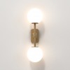 Applique Tacoma Twin laiton verre blanc opalin Astro Lighting Valente Design