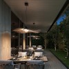 Suspension Mediterrània S/105 Outdoor Bover Valente Design à la nuit tombée
