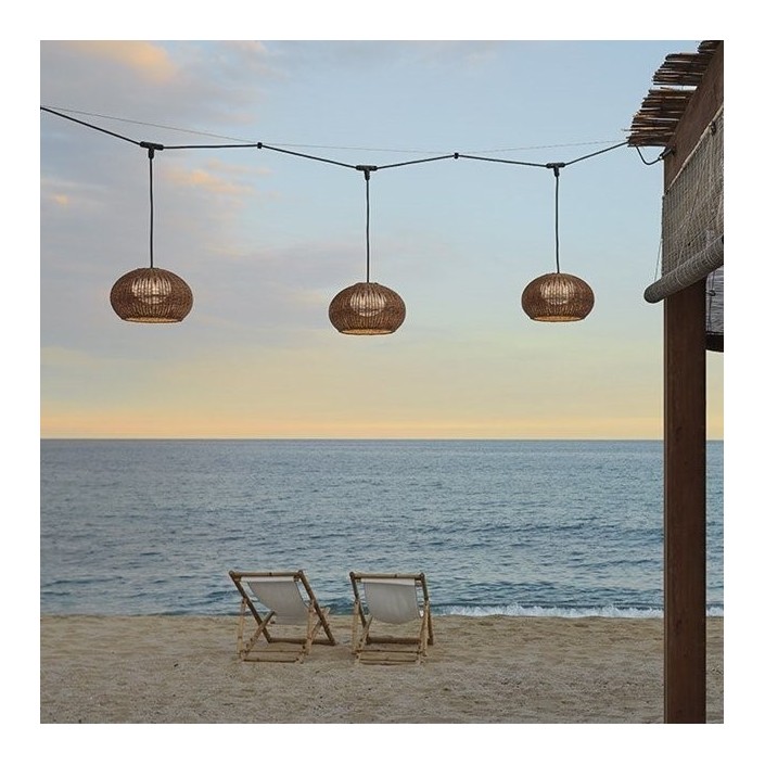Suspension Garota Catenary S/27/4L Bover Valente Design sur la plage