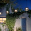 Suspension Garota Catenary S/27/4L Bover Valente Design dans jardin