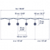 Dimension totale Suspension Nans Catenary Bover Valente Design