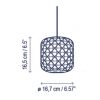Dimension de la suspension Nans Catenary Bover Valente Design