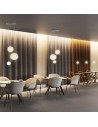 Suspension Volum Cluster 14, 22 et 29 Lodes-Studio Italia Design Valente Design restaurant
