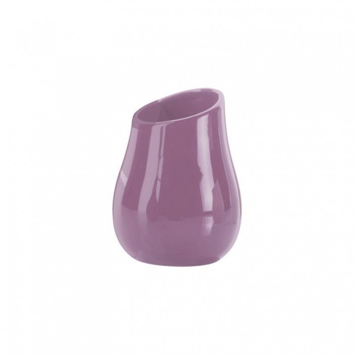 Porte brosses à dents ceramique lilas de la marque Gedy