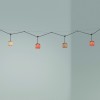Suspension Nans Catenary beige marron rouge Bover Valente Design