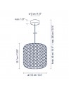 Dimension suspension Nans S/31 Outdoor Bover Valente Design