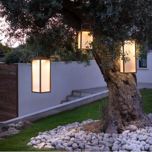Lampes solaire Tradition Teck Les Jardins Valente Design