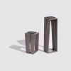 Lanternes solaires SKAAL teck 40 et 70 cm Les Jardins Valente Design