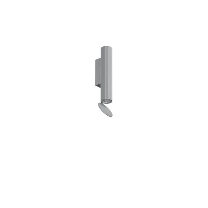 Applique - plafonnier Flauta H225 Riga outdoor gris Flos Valente Design