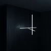 Suspension Coordinates 1 argent Flos Valente Design mise en scène