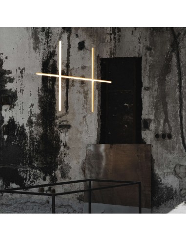 Suspension Coordinates 2 champagne Flos Valente Design mise en scène