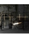 2 suspensions Coordinates 2 champagne Flos Valente Design mise en scène