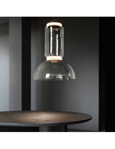 Suspension Noctambule 1 Low Cylinder & Bowl Flos Valente Design mise en scène