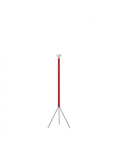 Lampadaire Luminator rouge de flos Valente Design