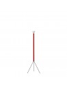 Lampadaire Luminator rouge de flos Valente Design