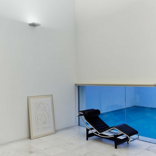 Applique Fort Knox Wall blanc Flos Valente Design  salon