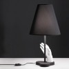 Lampe de table Mano noir vue d'ensemble Fontana Arte