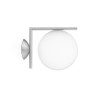 Applique IC Ceiling Wall 1 outdoor acier brossé Flos Valente Design