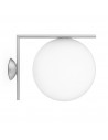 Applique IC Ceiling Wall 2 outdoor acier brossé Flos Valente Design