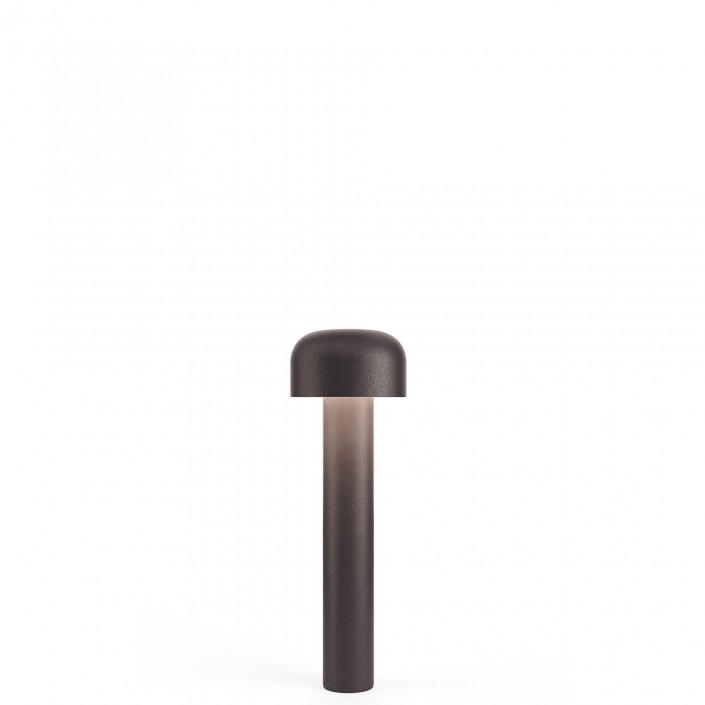 Borne Bellhop Bollard H 38cm marron foncé Flos Valente Design