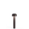 Borne Bellhop Bollard H 38cm marron foncé Flos Valente Design