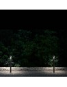Borne Bellhop Bollard H 85cm noir Flos Valente Design dans jardin