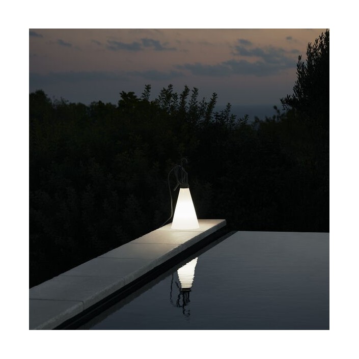 Lampe à poser Mayday Outdoor noir Flos Valente Design