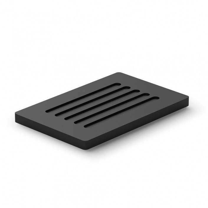 Porte-savon DW 900 - Noir mat - Decor Walther - Valentedesign.com