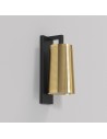applique Lago 280 noir mat abat-jour laiton Astro Lighting Valente Design