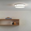 Plafonnier chrome Mashiko Round 230 astro lighting - Valente Design SDB