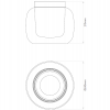 Dimension Aquina Ceiling 240 Astro Lighting Valente Design