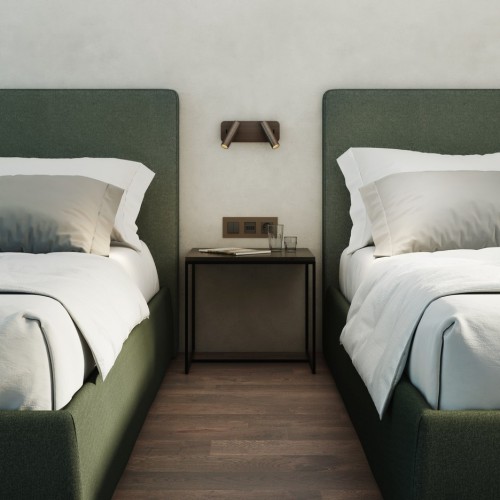 Applique Enna Twin bronze Astro Lighting Valente Design en tête de lit