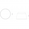 Dimension plafonnier Taiko 300 Astro Lighting Valente Design