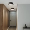 Plafonnier Taiko 400 noir mat Astro Lighting Valente Design dans couloir