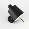 Applique Edward Wall noir mat abat-jour noir mat  Astro Lighting Valente Design