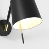 Applique Edward Wall noir mat abat-jour noir mat  Astro Lighting Valente Design détails