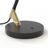 Lampe de bureau Edward Desk noir mat abat-jour noir mat Astro Lighting Valente Design détail base